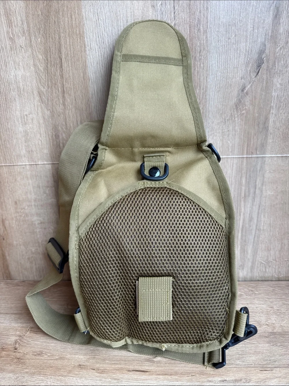 Unlisted Olive Tan Tactical Military Crossbody Sling Bag
